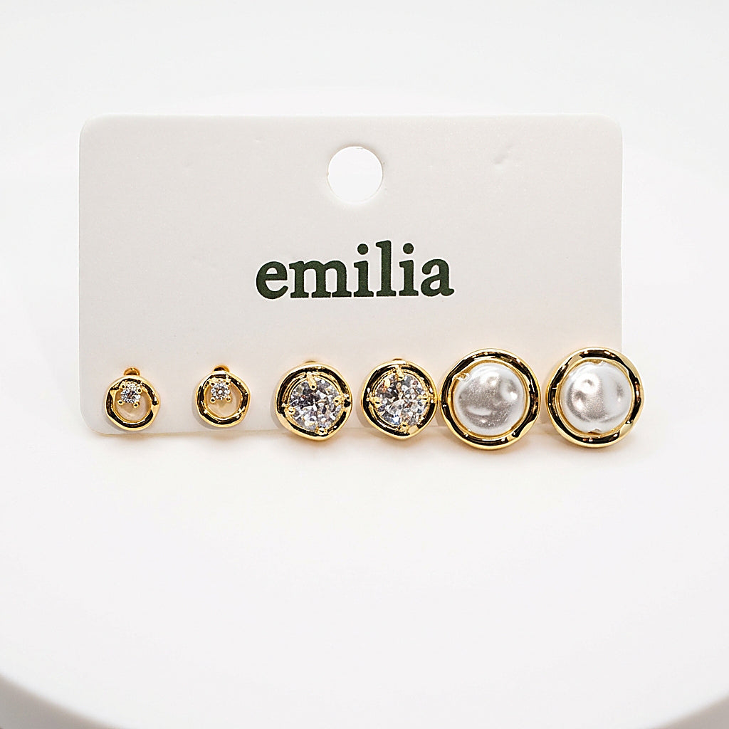 Emilia B2017 earrings - Gold