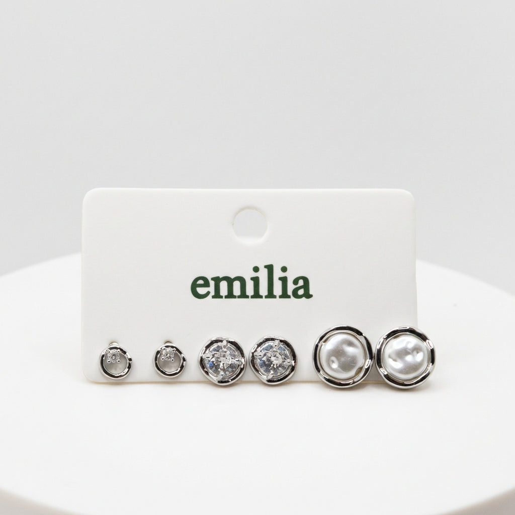 Emilia B2017 earrings - Silver